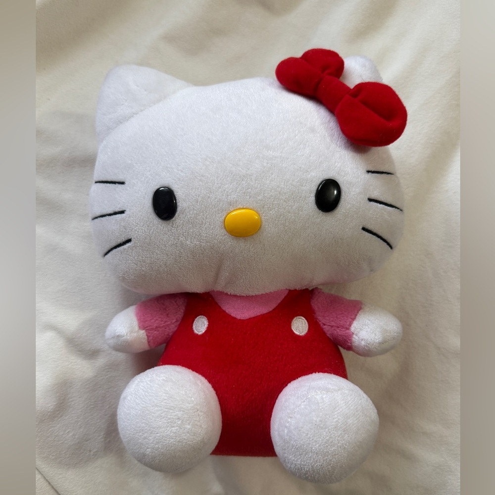 medium hello kitty plushie